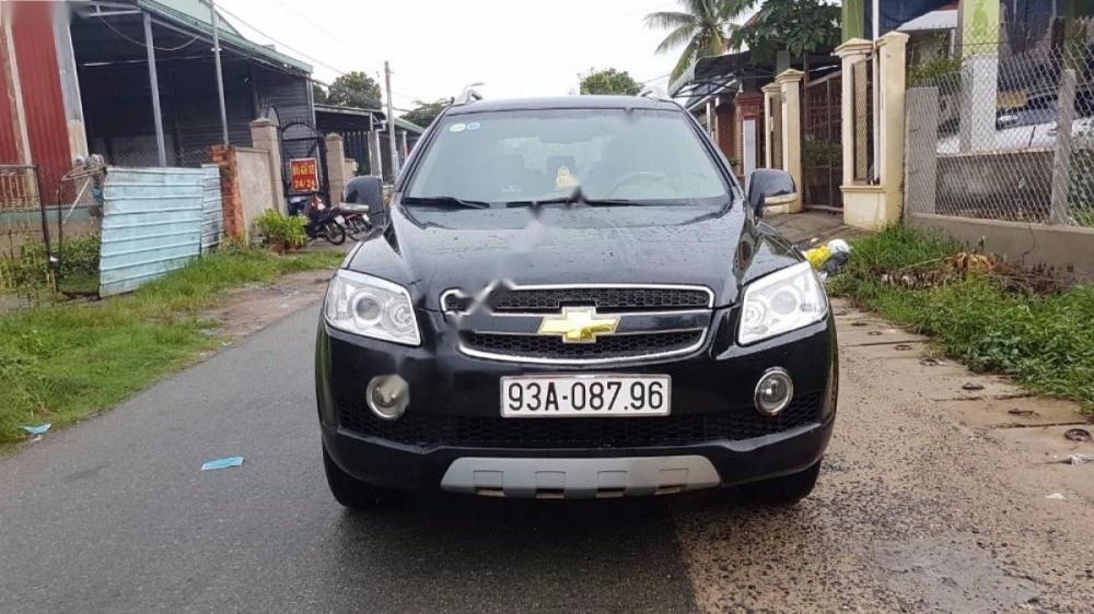 Chevrolet Captiva LT 2.4 MT 2008 - Bán Chevrolet Captiva LT đời 2008, màu đen giá cạnh tranh