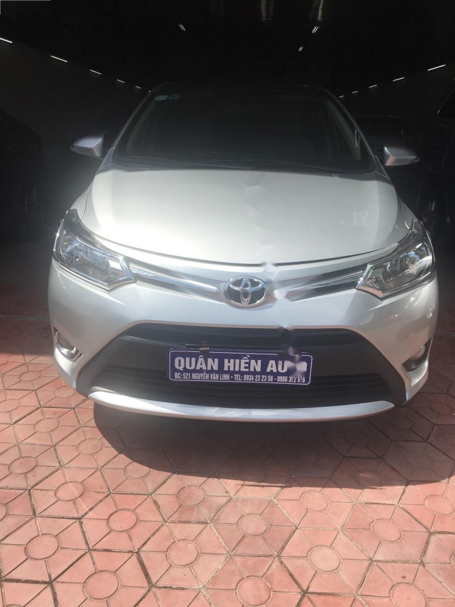 Toyota Vios 1.5E CVT 2017 - Cần bán Toyota Vios 1.5E CVT năm sản xuất 2017, màu bạc