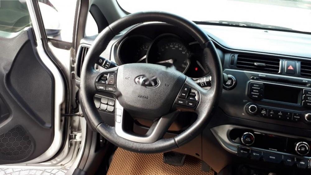 Kia Rio 1.4AT 2012 - Bán xe Kia Rio 1.4AT sản xuất năm 2012, màu bạc, nhập khẩu nguyên chiếc