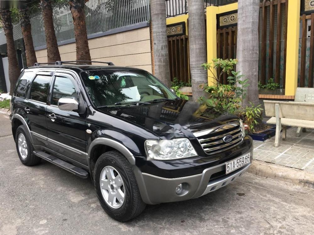 Ford Escape XLT 3.0 AT 2004 - Bán Ford Escape XLT 3.0 AT đời 2004, màu đen chính chủ