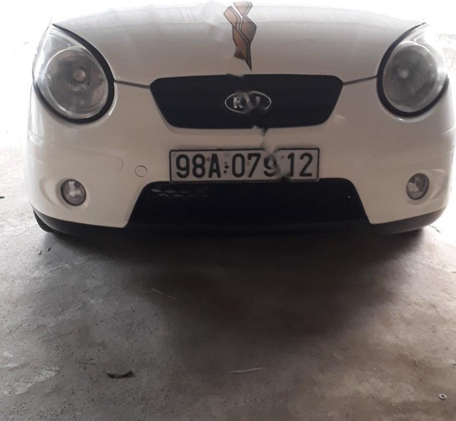 Kia Morning SLX 1.0 MT 2008 - Cần bán lại xe Kia Morning SLX 1.0 MT sản xuất 2008, màu trắng, nhập khẩu nguyên chiếc giá cạnh tranh