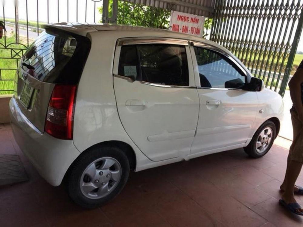 Kia Morning SLX 1.0 MT 2007 - Bán Kia Morning SLX 1.0 MT 2007, màu trắng, nhập khẩu  