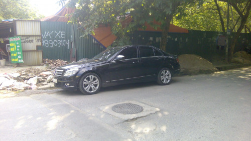 Mercedes-Benz C class C200 Kompressor  2008 - Bán Mercedes C200 Kompressor đời 2008, màu đen  