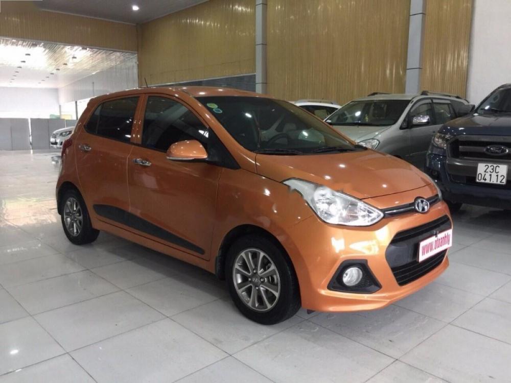 Hyundai Grand i10  1.0 AT 2015 - Bán xe Hyundai Grand i10 1.0 AT đời 2015, nhập khẩu 