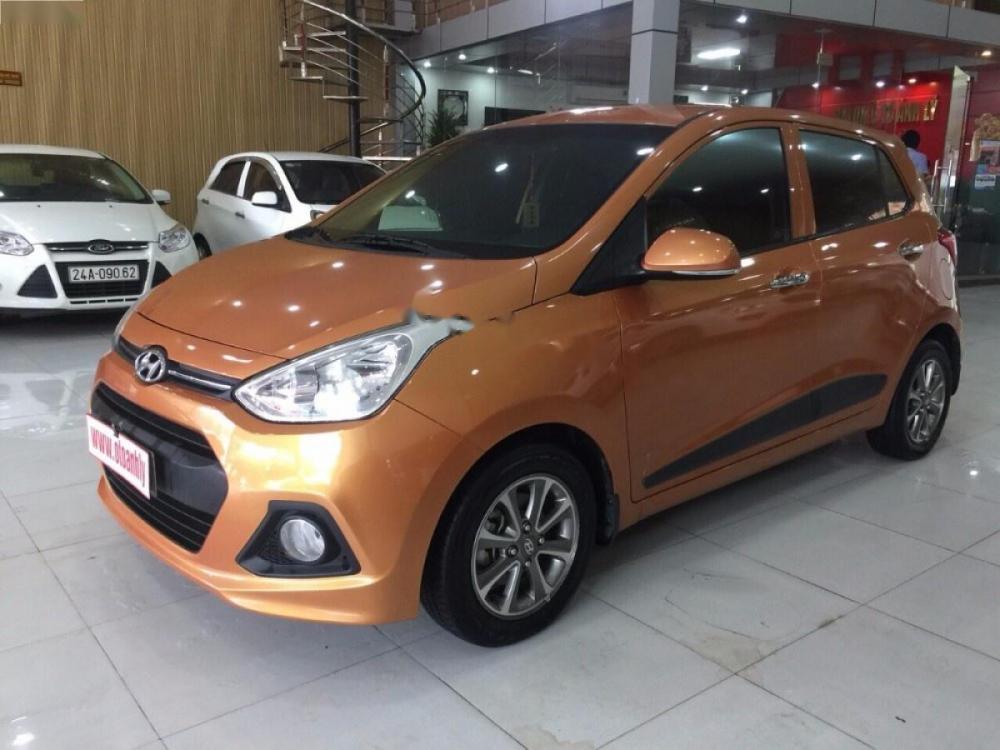 Hyundai Grand i10  1.0 AT 2015 - Bán xe Hyundai Grand i10 1.0 AT đời 2015, nhập khẩu 