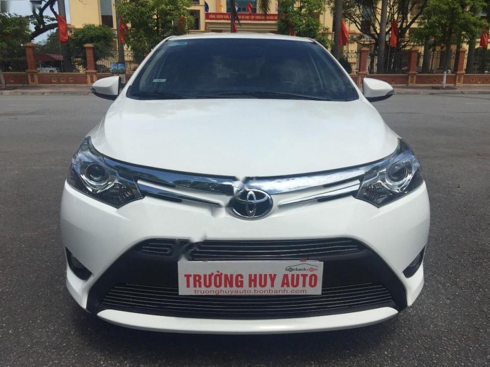 Toyota Vios 1.5G 2017 - Trường Huy Auto bán Toyota Vios 1.5G năm 2017, màu trắng