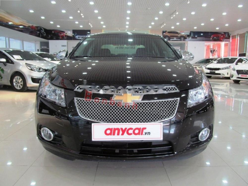 Chevrolet Cruze LS 1.6 MT 2014 - Cần bán lại xe Chevrolet Cruze 1.6MT năm sản xuất 2014, màu đen, giá tốt