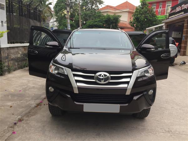 Toyota Fortuner G  2017 - Cần bán xe Toyota Fortuner G đời 2017, màu nâu, xe nhập