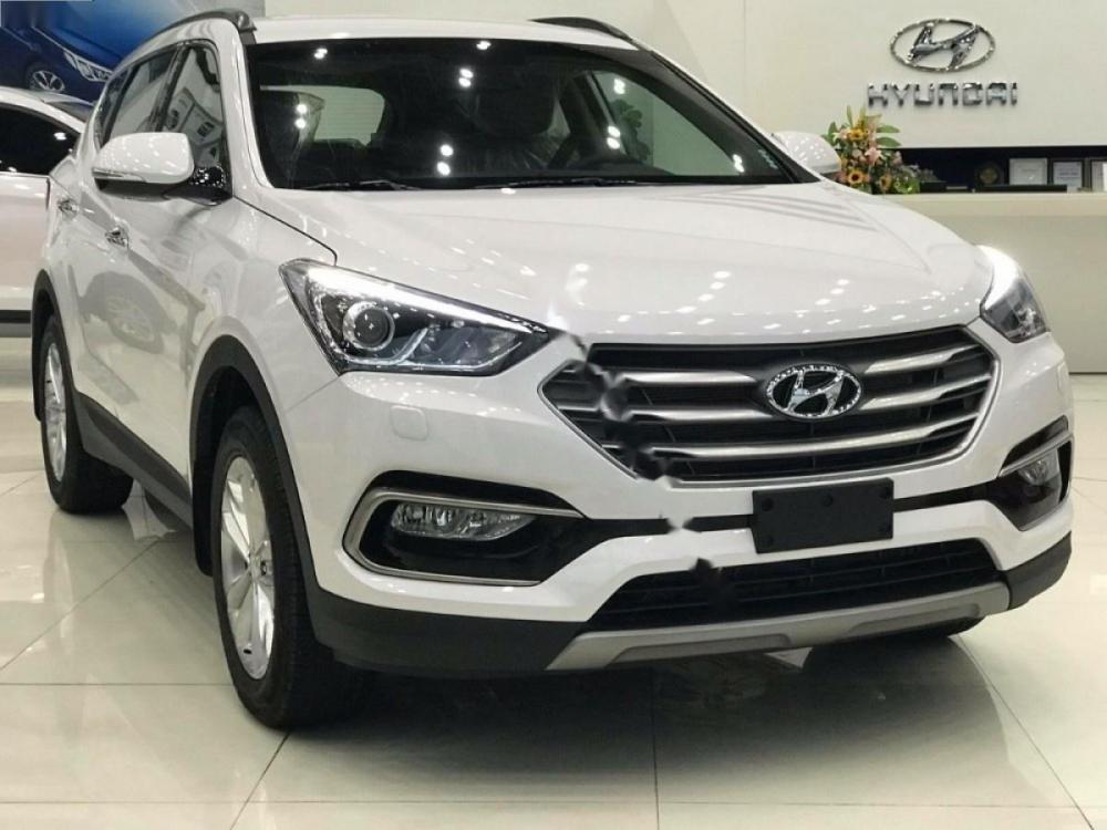 Hyundai Santa Fe 2018 - Bán xe Hyundai Santa Fe đời 2018, màu trắng