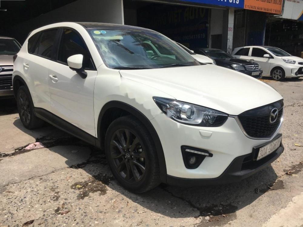 Mazda CX 5 2.0 AT 2015 - Bán ô tô Mazda CX 5 2.0 AT năm sản xuất 2015, màu trắng, giá tốt