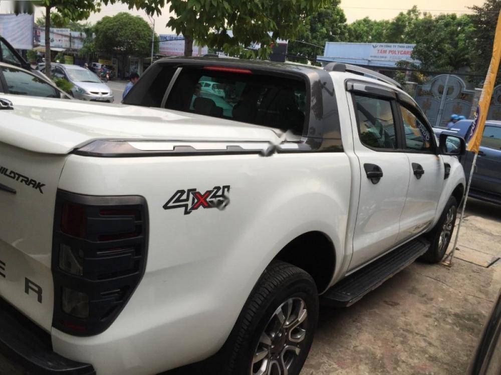 Ford Ranger 3.2 Wildtrack 2016 - Bán Ford Ranger 3.2 Wildtrack đời 2016, màu trắng, nhập khẩu