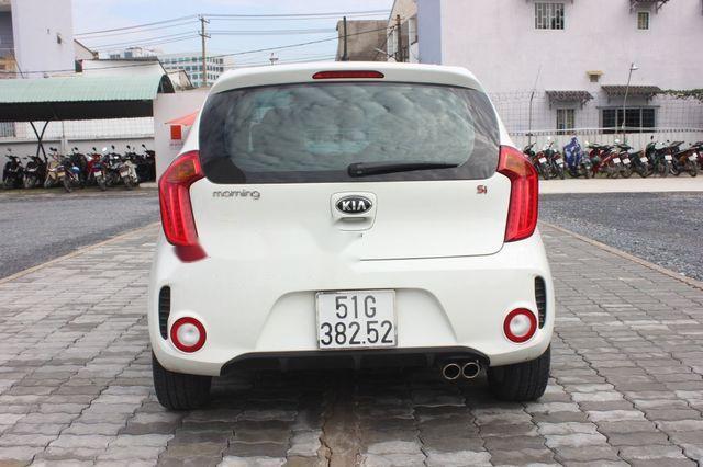 Kia Morning   Si 1.25AT  2017 - Bán Kia Morning Si 1.25AT đời 2017, màu trắng xe gia đình