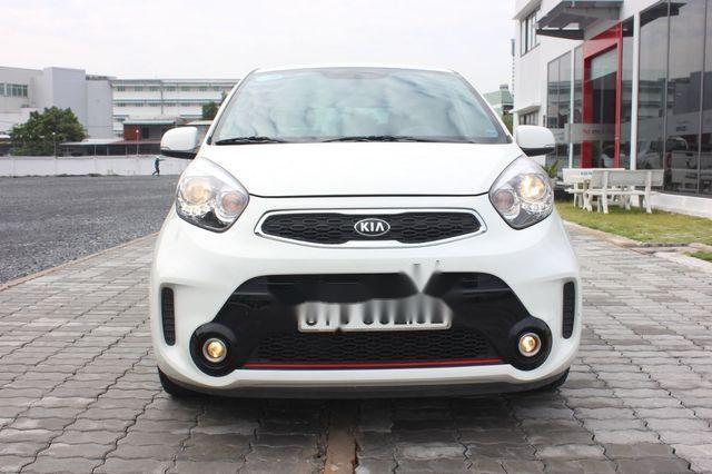 Kia Morning   Si 1.25AT  2017 - Bán Kia Morning Si 1.25AT đời 2017, màu trắng xe gia đình