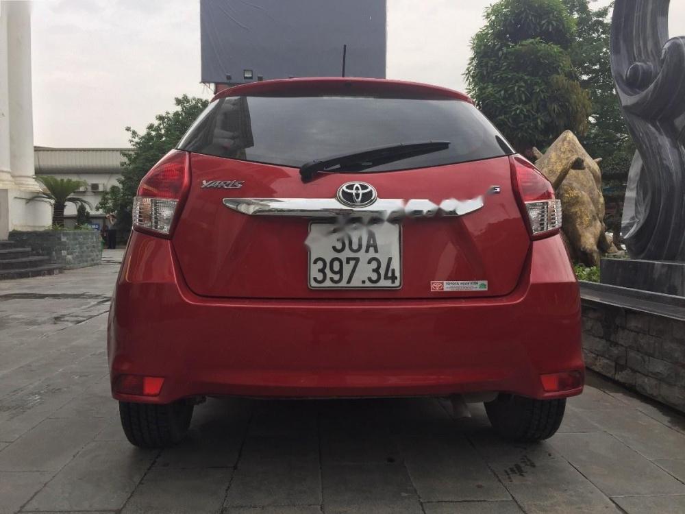 Toyota Yaris 1.3G 2014 - Cần bán lại xe Toyota Yaris 1.3G 2014, màu đỏ, nhập khẩu Thái số tự động