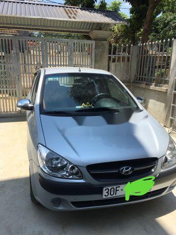 Hyundai Getz 2010 - Cần bán Hyundai Getz sản xuất năm 2010, màu bạc, 192 triệu