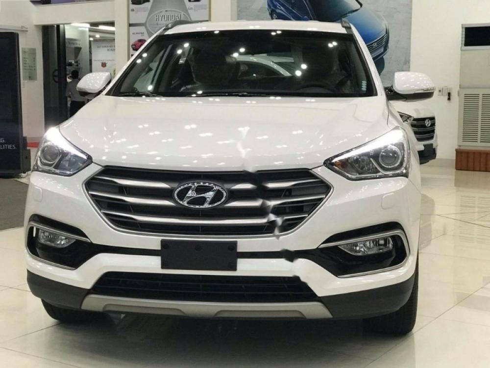 Hyundai Santa Fe 2018 - Bán xe Hyundai Santa Fe đời 2018, màu trắng