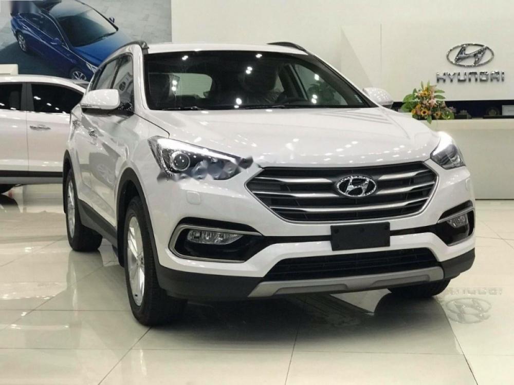 Hyundai Santa Fe 2018 - Bán xe Hyundai Santa Fe đời 2018, màu trắng