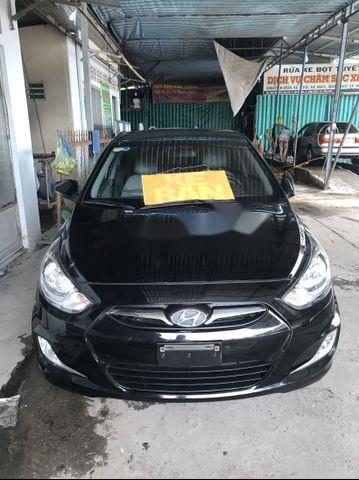 Hyundai Accent 2012 - Bán ô tô Hyundai Accent sản xuất 2012, màu đen số tự động, giá 385tr