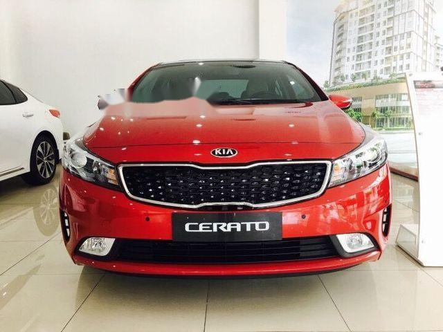 Kia Cerato 1.6 AT  2018 - Cần bán xe Kia Cerato 1.6 AT đời 2018, màu đỏ