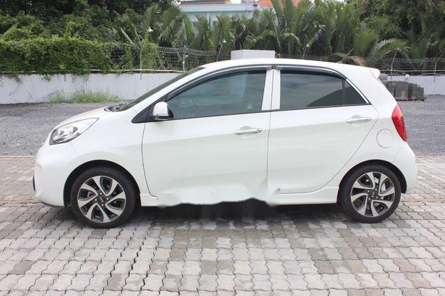 Kia Morning   Si 1.25AT  2017 - Bán Kia Morning Si 1.25AT đời 2017, màu trắng xe gia đình