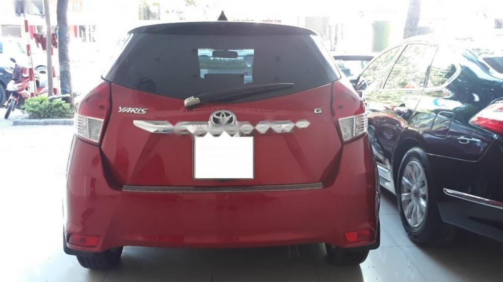 Toyota Yaris 1.3G 2015 - Cần bán lại xe Toyota Yaris 1.3G sản xuất năm 2015, màu đỏ, nhập khẩu Thái