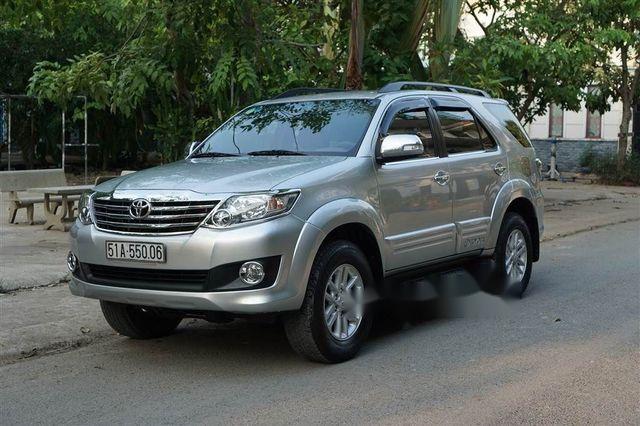 Toyota Fortuner   V  2013 - Cần bán lại xe Toyota Fortuner V sản xuất 2013, màu bạc 