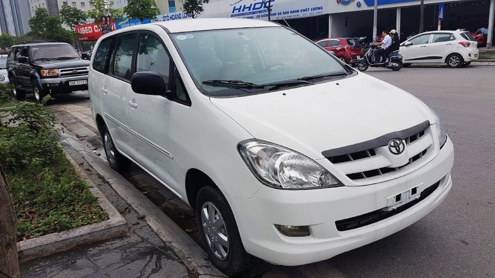 Toyota Innova 2007 - Cần bán xe Toyota Innova J năm sản xuất 2007, màu trắng.