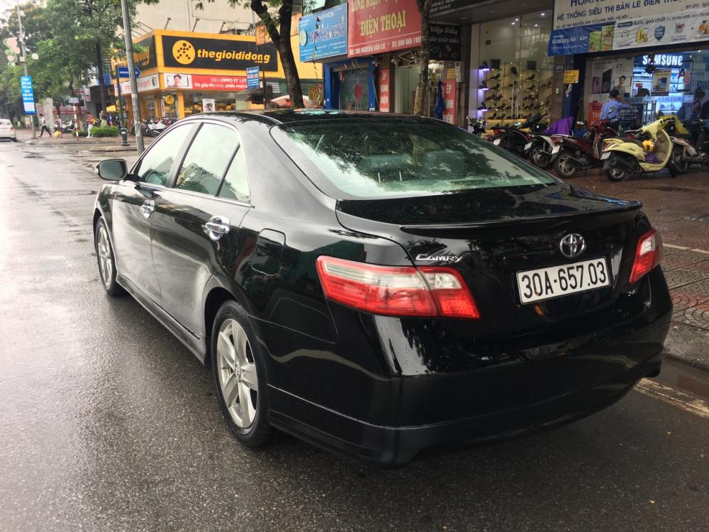 Toyota Camry SE 2008 - Bán xe Toyota Camry SE đời 2008 màu đen, xe nhập khẩu chính hãng, giá tốt