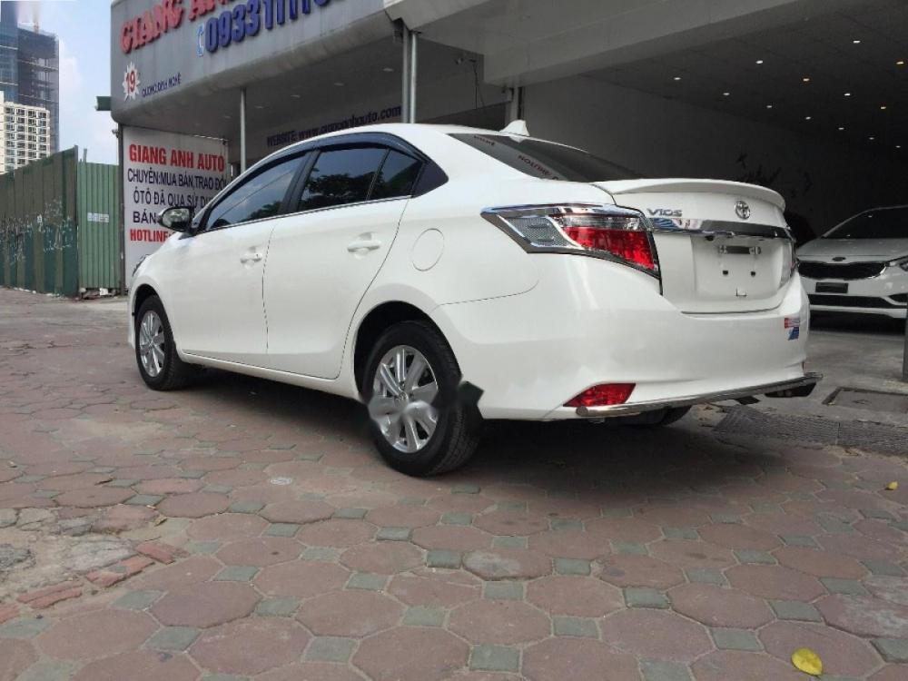 Toyota Vios 1.5E 2017 - Bán Toyota Vios 1.5E sản xuất 2017, màu trắng số tự động