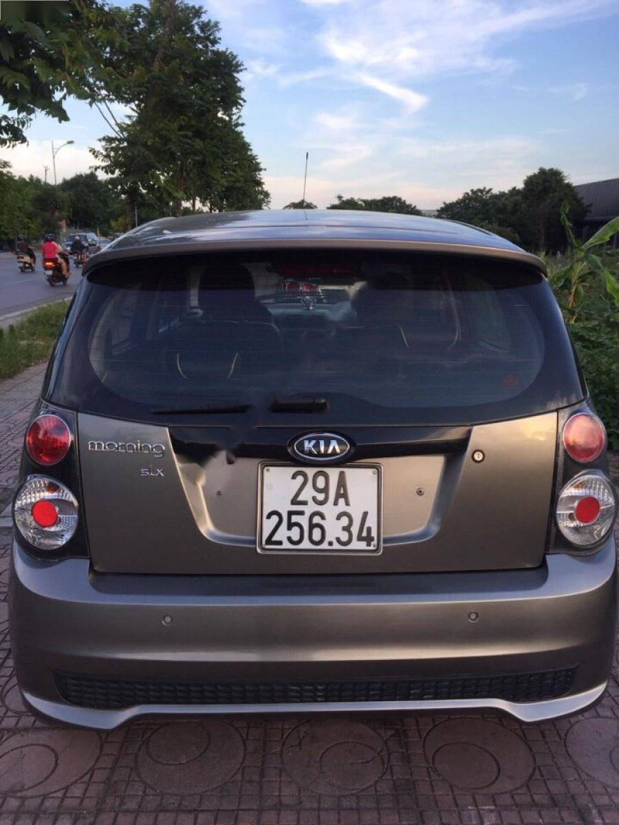 Kia Morning SLX 2009 - Bán Kia Morning SLX năm 2009, màu xám, xe nhập, giá 265tr