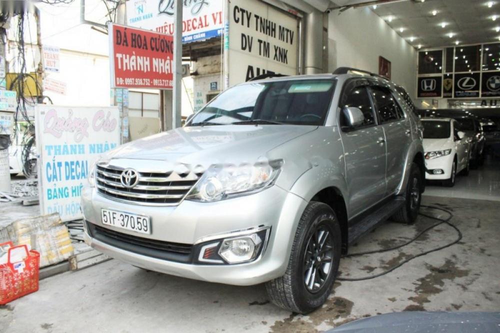 Toyota Fortuner 2.7V 2015 - Bán Toyota Fortuner 2.7V năm sản xuất 2015, màu bạc, 850 triệu