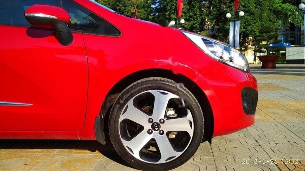 Kia Rio 1.4 AT 2014 - Bán Kia Rio 1.4 AT năm 2014, màu đỏ, xe nhập