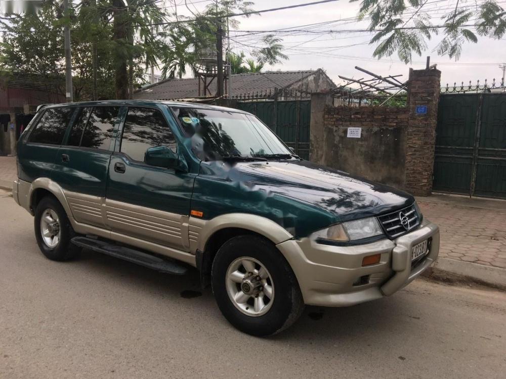 Ssangyong Musso SE 1998 - Cần bán lại xe Ssangyong Musso Se sản xuất năm 1998, màu xanh lam còn mới, giá chỉ 105 triệu