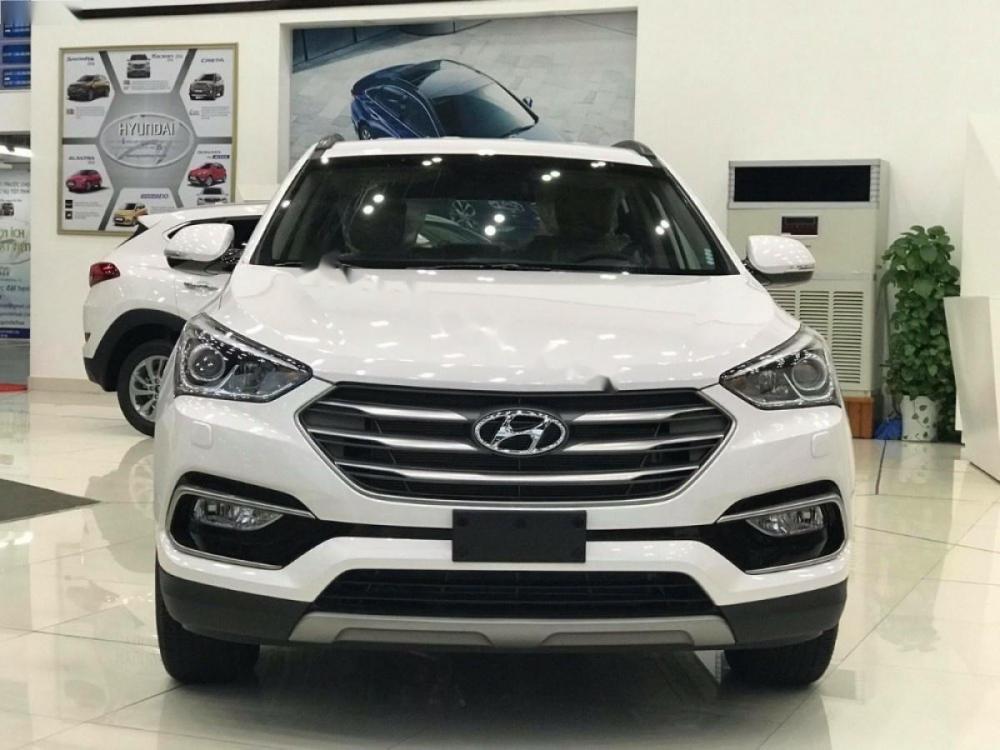 Hyundai Santa Fe 2018 - Bán xe Hyundai Santa Fe đời 2018, màu trắng