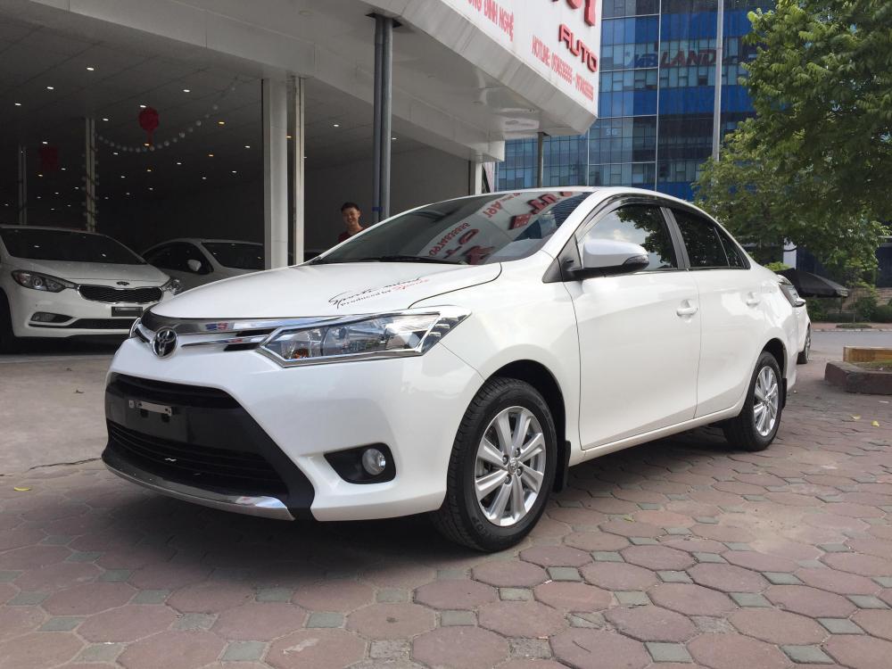 Toyota Vios 1.5E 2017 - Bán xe Toyota Vios 1.5E CVT 2017 - Trắng