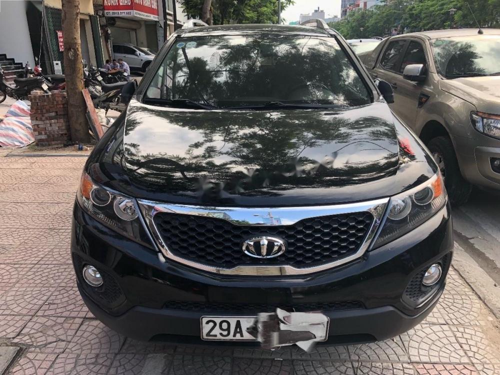 Kia Sorento GAT 2.4L 2WD 2011 - Bán Kia Sorento GAT 2.4L 2WD đời 2011, màu đen, nhập khẩu, 610 triệu