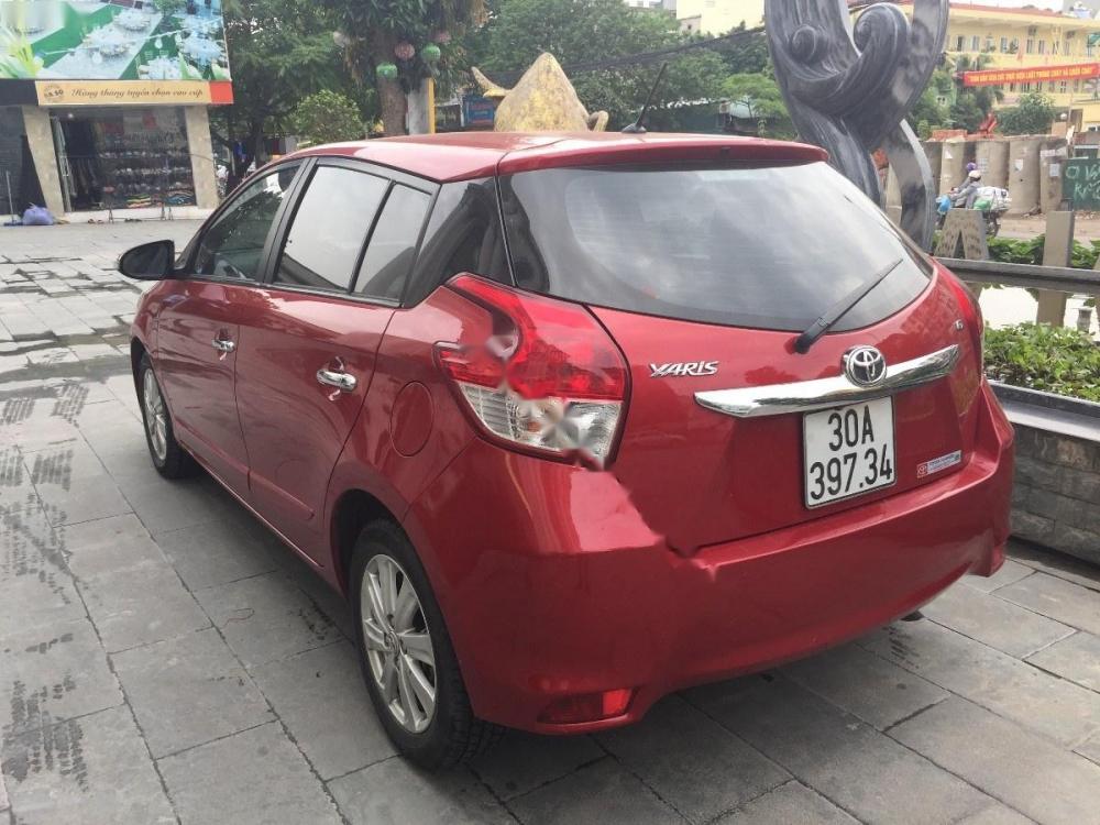 Toyota Yaris 1.3G 2014 - Cần bán lại xe Toyota Yaris 1.3G 2014, màu đỏ, nhập khẩu Thái số tự động