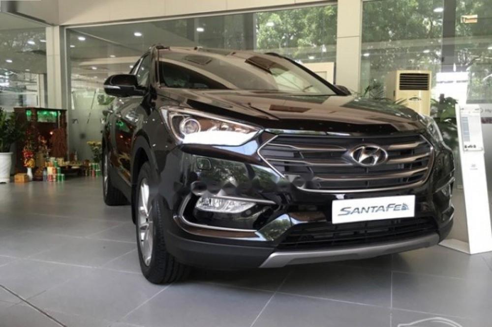 Hyundai Santa Fe 2018 - Bán ô tô Hyundai Santa Fe đời 2018, màu đen