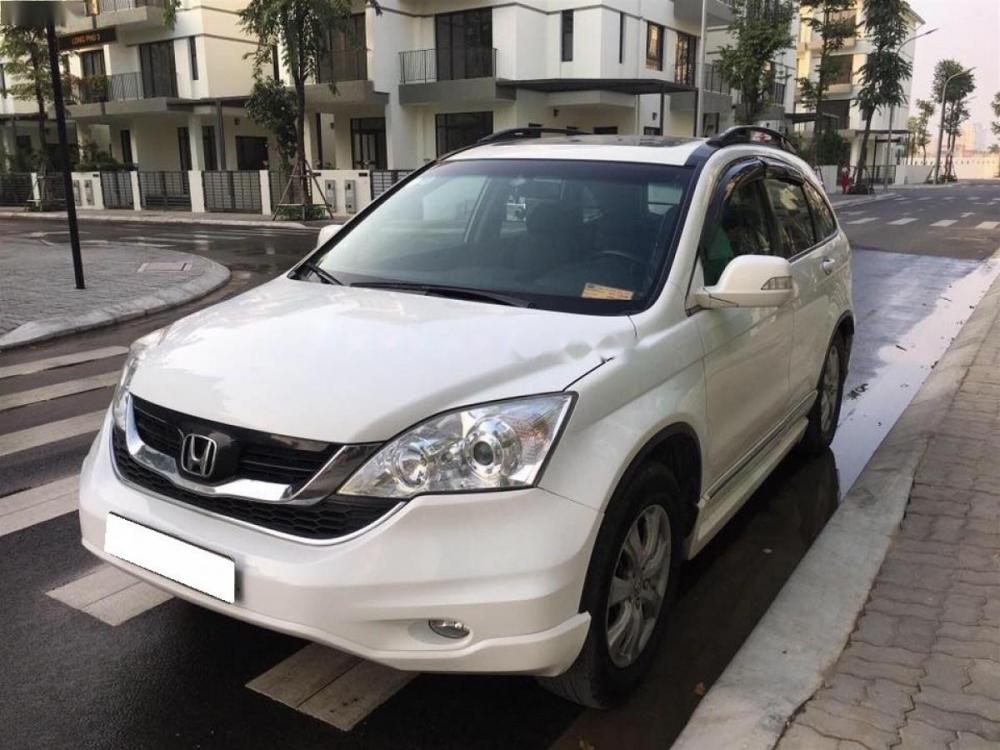 Honda CR V 2.4AT 2010 - Bán Honda CR V 2.4AT sản xuất năm 2010, màu trắng 