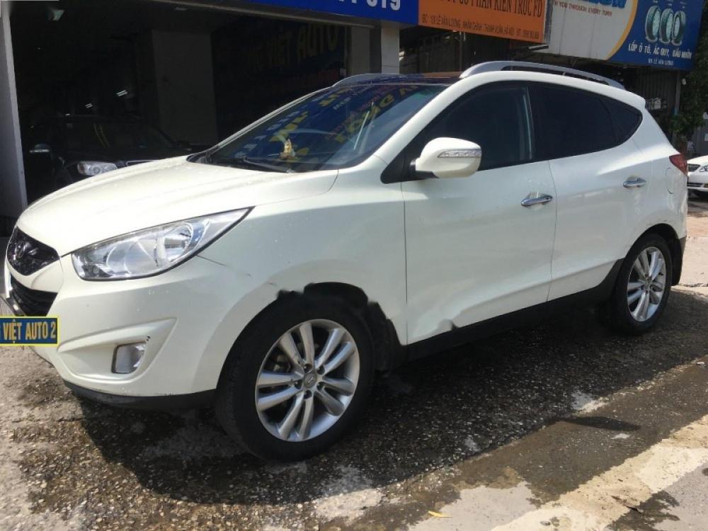 Hyundai Tucson LX 2.0 VVT 2011 - Bán ô tô Hyundai Tucson LX 2.0 VVT 2011, màu trắng, nhập khẩu  