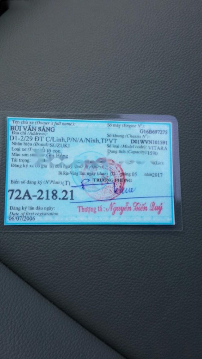 Suzuki Vitara 2005 - Bán Suzuki Vitara sản xuất năm 2005, nhập khẩu nguyên chiếc số sàn