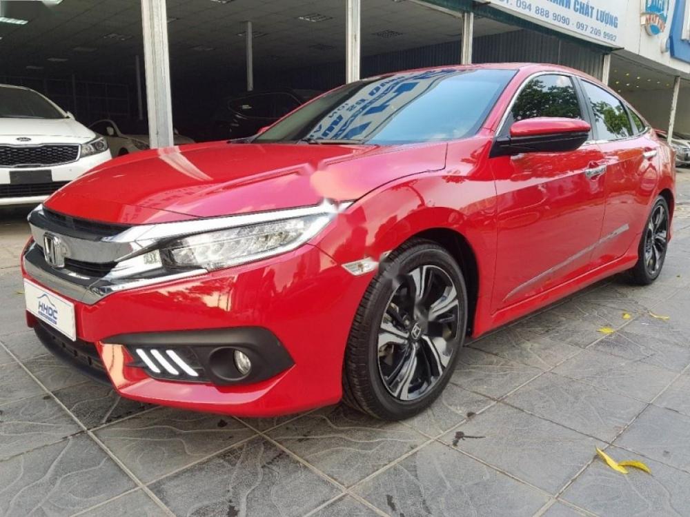 Honda Civic 1.5 turbo 2017 - Bán Honda Civic 1.5 turbo năm sản xuất 2017, màu đỏ, xe nhập số tự động, 889 triệu