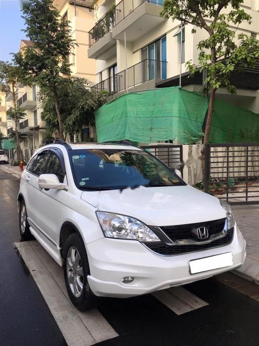 Honda CR V 2.4AT 2010 - Bán Honda CR V 2.4AT sản xuất năm 2010, màu trắng 