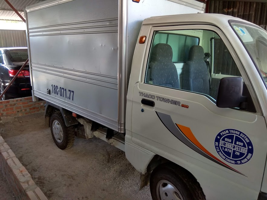 Xe tải 500kg - dưới 1 tấn Thaoco Towner 800 2017 - Bán xe tải Thaco Towner trắng đời 2017 chính chủ