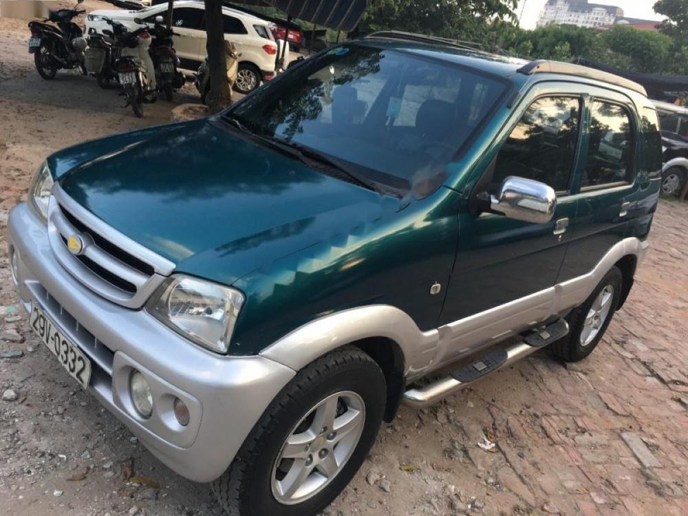 Daihatsu Terios MT 4WD 2004 - Cần bán lại xe Daihatsu Terios MT 4WD đời 2004, màu xanh lam, giá chỉ 186 triệu