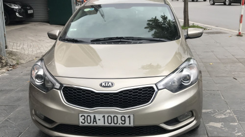 Kia K3   1.6 MT  2014 - Bán Kia K3 1.6 MT năm 2014, màu vàng cát