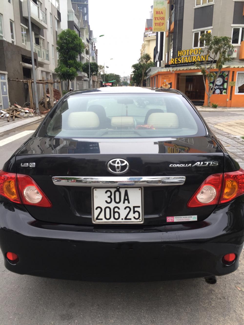 Toyota Corolla altis G 2009 - Bán ô tô Toyota Corolla altis G sản xuất 2009, màu đen, giá 420tr