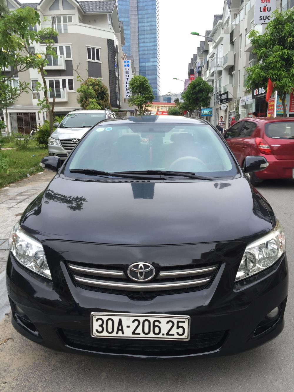 Toyota Corolla altis G 2009 - Bán ô tô Toyota Corolla altis G sản xuất 2009, màu đen, giá 420tr