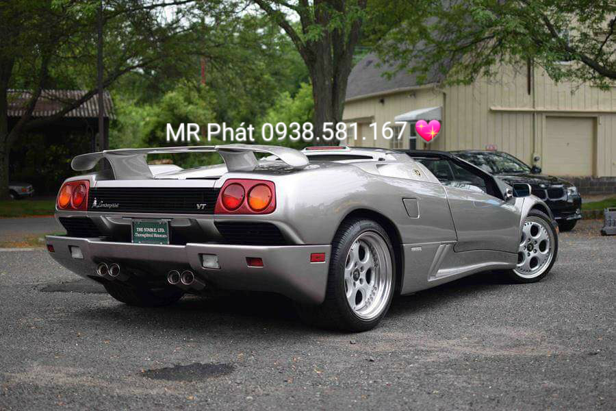 Lamborghini Diablo  VT Roadster  1999 - Bán xe Lamborghini Diablo VT Roadster sản xuất 1999, màu bạc nhập khẩu nguyên chiếc