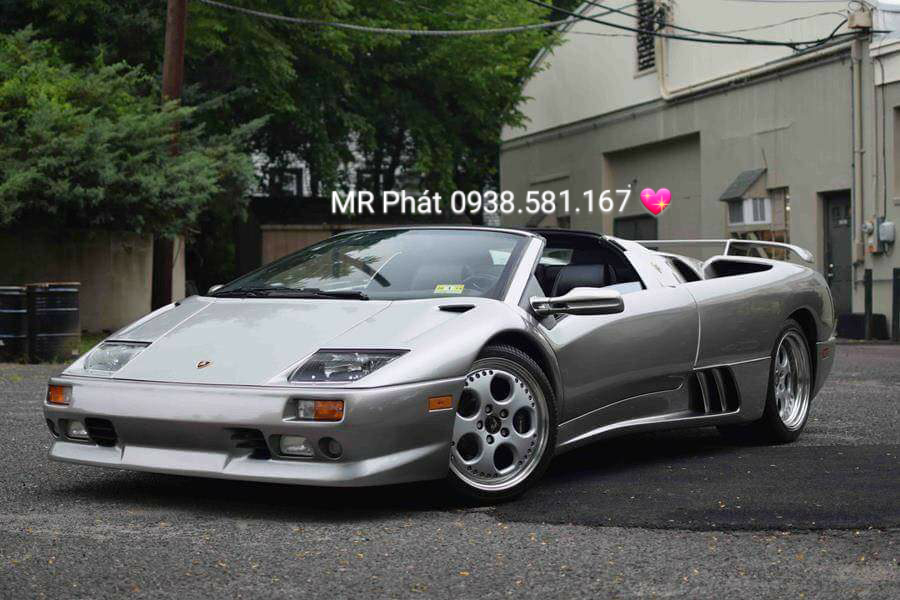 Lamborghini Diablo  VT Roadster  1999 - Bán xe Lamborghini Diablo VT Roadster sản xuất 1999, màu bạc nhập khẩu nguyên chiếc